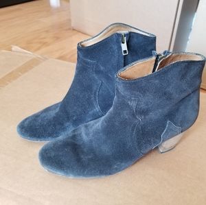 Isabel Marant Suede Booties Black in size 38